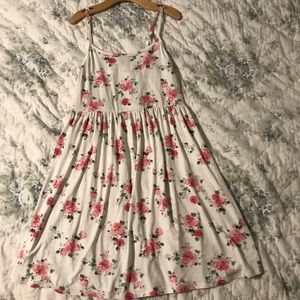 Arizona Cream Floral dress- junior sizing
